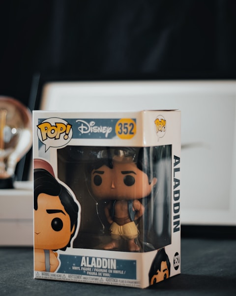 Collectible pop vinyl figure in packaging